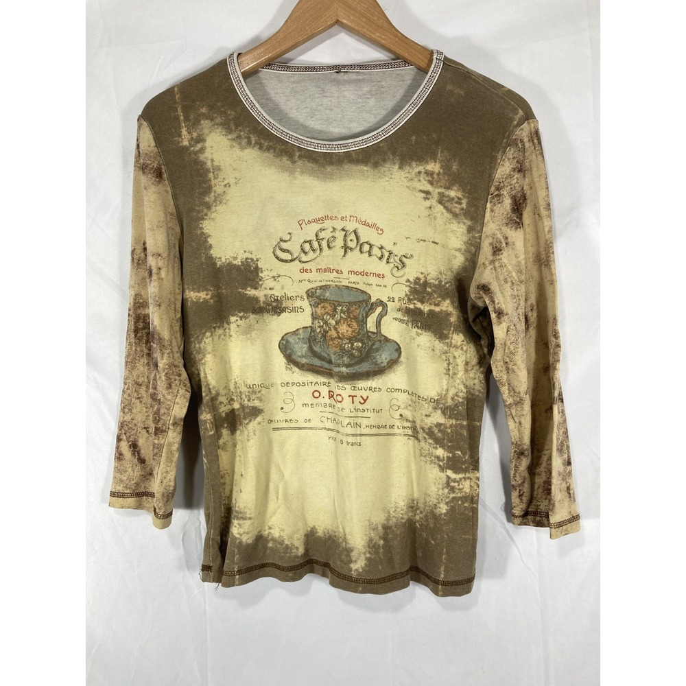 Paris Cafe Women T-Shirt Half Sleeves